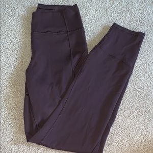 Lulu lemon purple in movement leggings